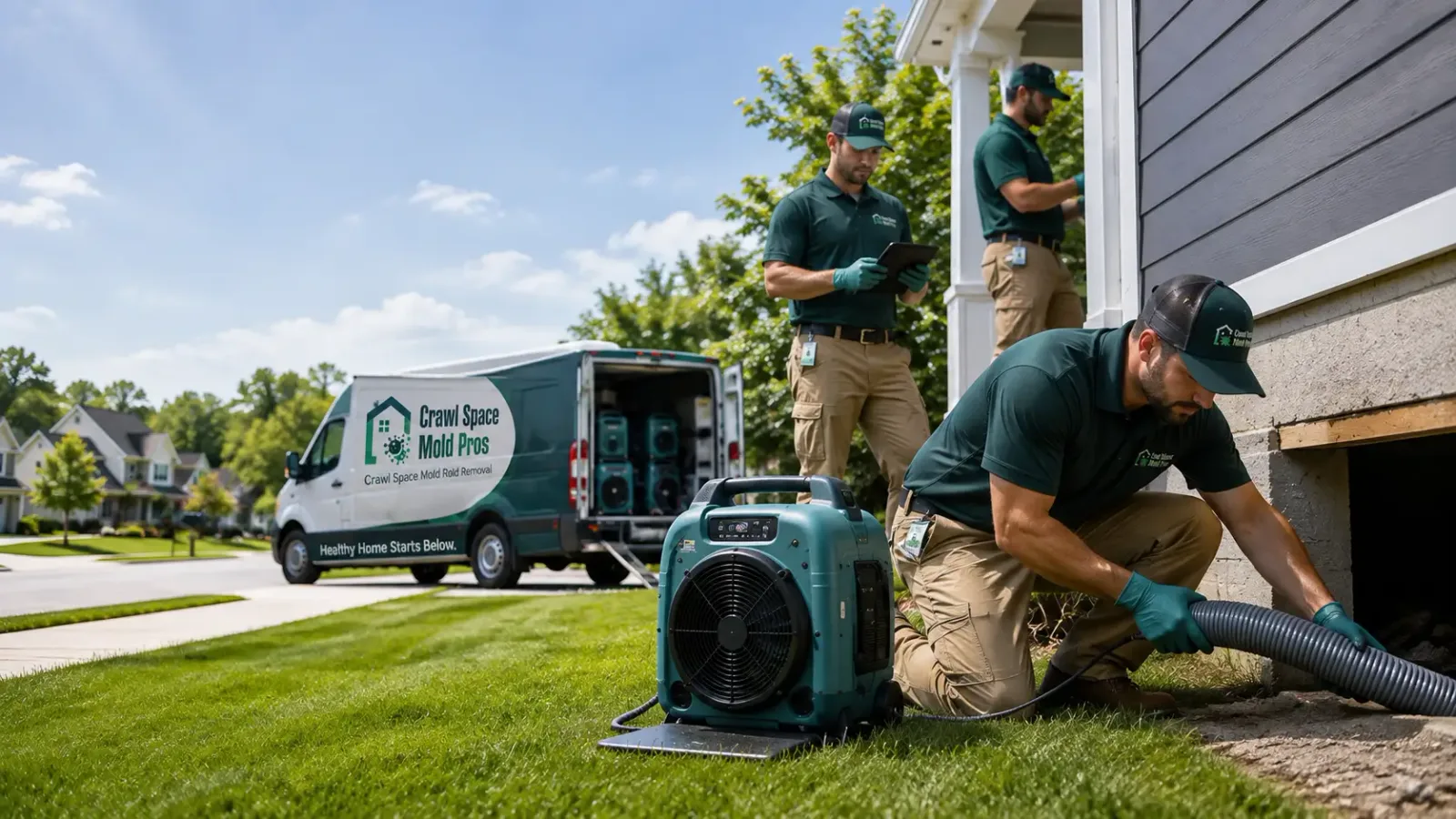Crawl Space Mold Removal in New Hope, VA